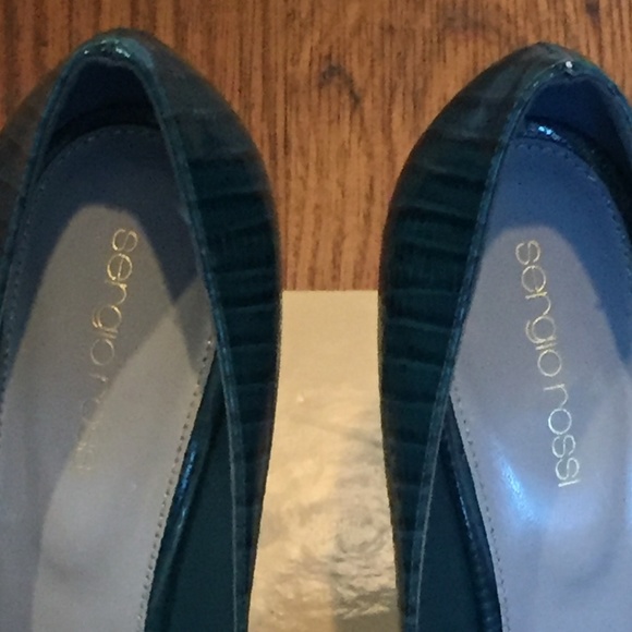 Sergio Rossi Platform Peep Toe Heels - Picture 2 of 5